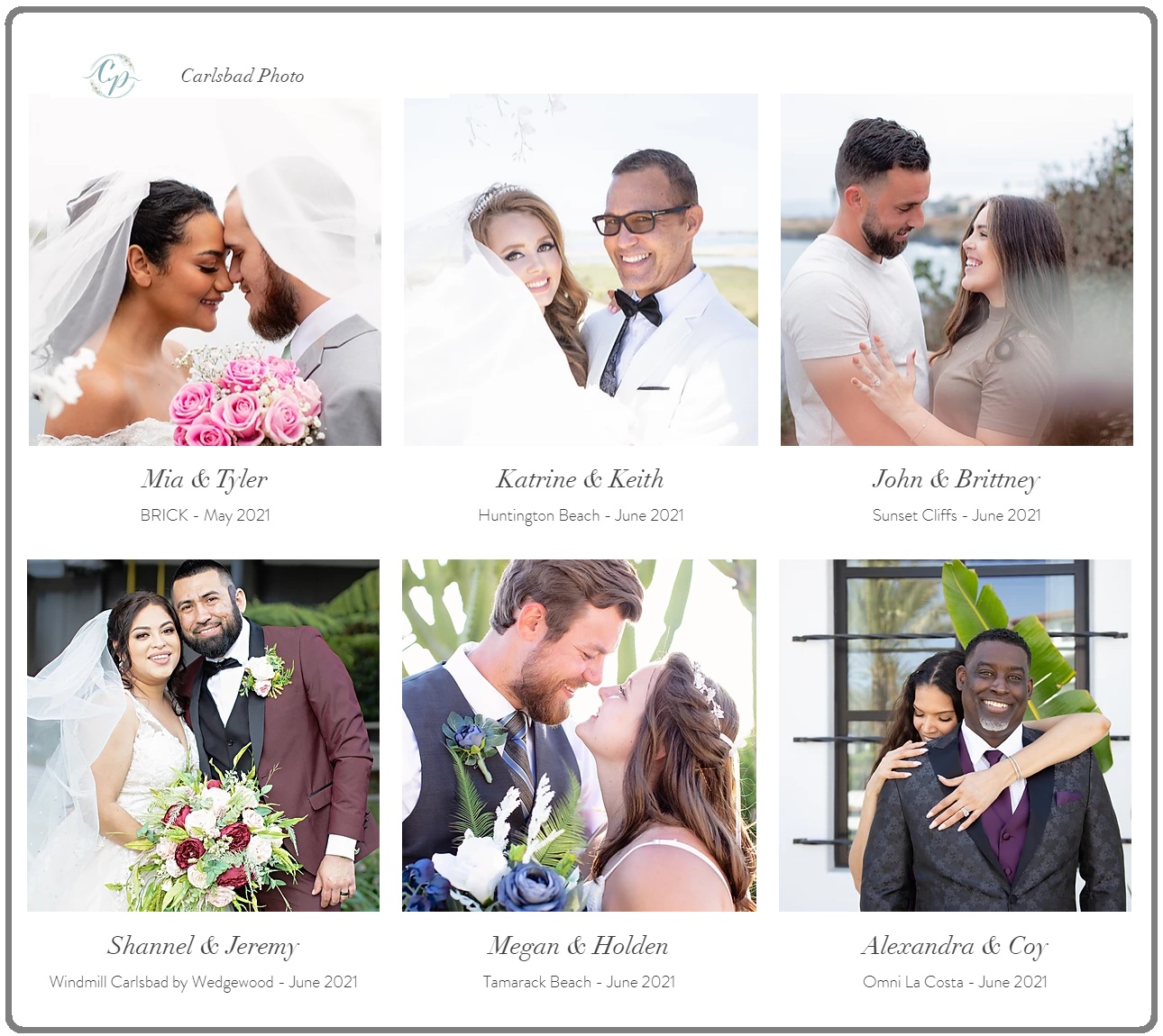 Wedding Event Carlsbad Photographer near you